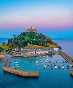 St Michael's Mount Harbour View Diamond Painting