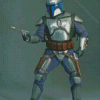 Star Wars Jango Fett Character Diamond Paintings