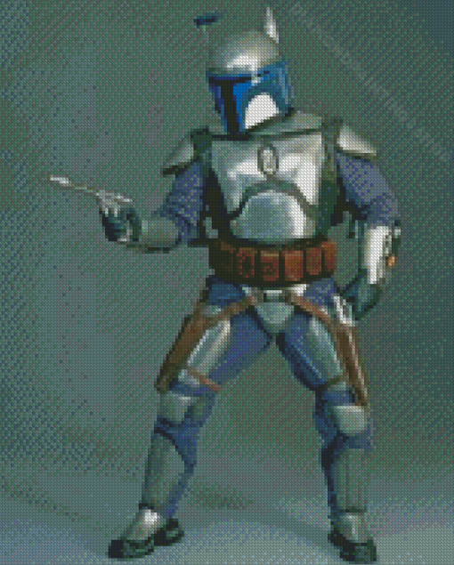 Star Wars Jango Fett Character Diamond Paintings