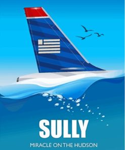 Sully Miracle On The Hudson Poster Diamond Painting