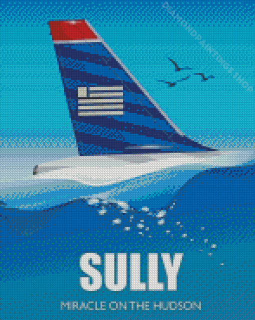 Sully Miracle On The Hudson Poster Diamond Paintings