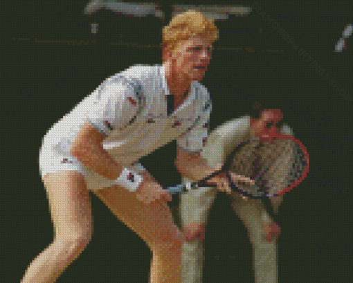 The Tennis Player Boris Becker Diamond Paintings