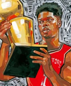Abstract Kyle Lowry 5D Diamond Painting