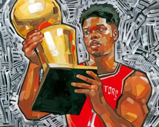 Abstract Kyle Lowry 5D Diamond Painting