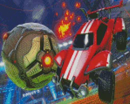 Aesthetic Rocket League Diamond Paintings