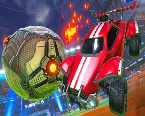 Aesthetic Rocket League Diamond Painting