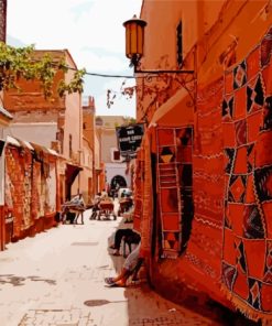Casablanca Old Streets 5D Diamond Painting