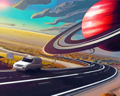 Cool Planet Road 5D Diamond Painting