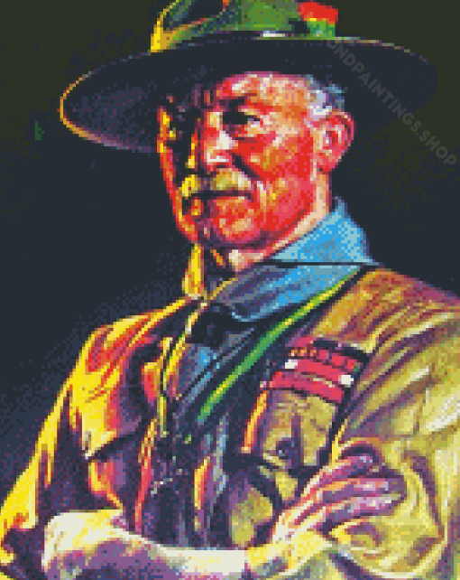 Vintage Baden Powell 5D Diamond Paintings