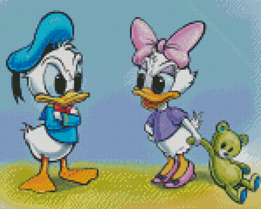 Aesthetic Donald Daisy Diamond Paintings