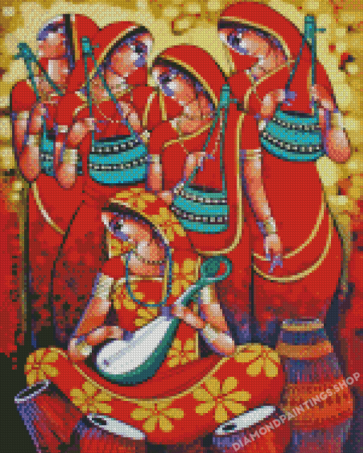 Bengali Ladies Diamond Paintings