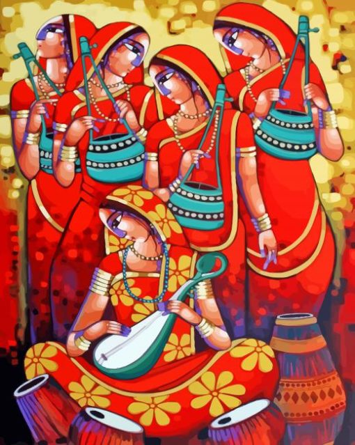 Bengali Ladies Diamond Painting