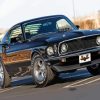 Black 1969 Ford Mustang Fastback Diamond Painting