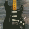 Black Fender Stratocaster Electric Guitar Diamond Paintings