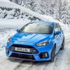 Blue Ford Focus RS Drifting In The Snow Diamond Painting