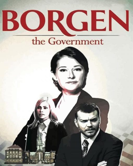 Borgen Serie Poster Diamond Painting