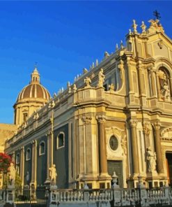 Cathedral Of Sant'Agata In Catania Sicily Diamond Painting