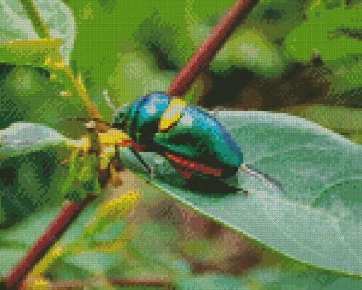 Christmas Beetle Insect Diamond Paintings