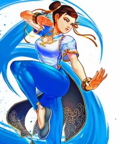 Chun li Capcom Street Fighter Diamond Painting
