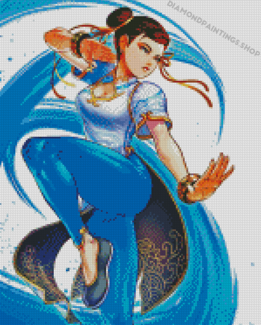 Chun li Capcom Street Fighter Diamond Paintings
