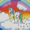 Clouded Unicorns And Rainbows Diamond Paintings