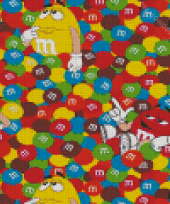 Colorful M And M's Diamond Paintings