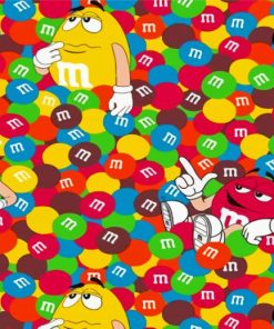 Colorful M And M's Diamond Painting
