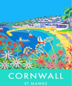 St Mawes Cornwall Poster Diamond Painting