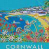 St Mawes Cornwall Poster Diamond Paintings