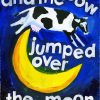 Cow Jumping Over The Moon Diamond Painting