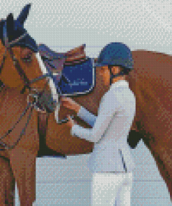 English Riding Horse Diamond Paintings