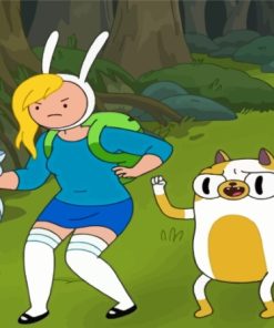 Fionna And Cake Adventure Time Diamond Painting