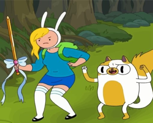 Fionna And Cake Adventure Time Diamond Painting