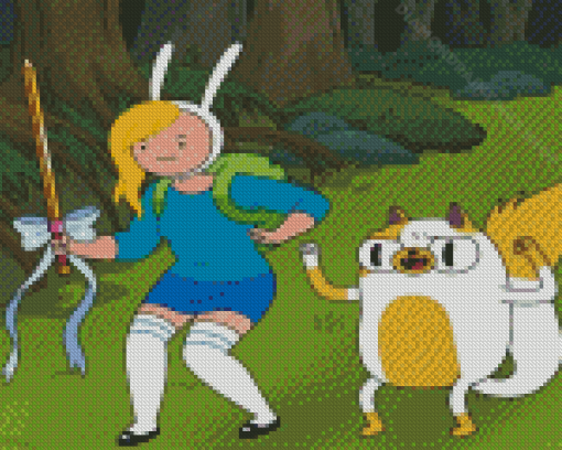 Fionna And Cake Adventure Time Diamond Paintings