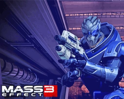 Garrus Vakarian Mass Effect 3 Character Diamond Painting