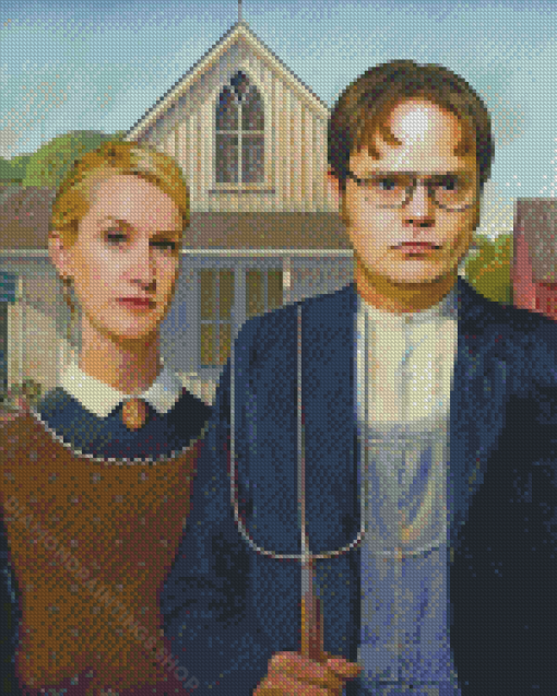 Gothic Dwight And Angela Diamond Paintings