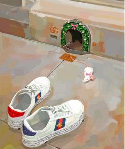 Gucci Shoes Sneakers And Mouse Diamond Painting