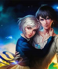 Howl's Moving Castle Diamond Painting