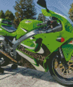 Kawasaki Ninja ZX 7R Motocross Diamond Paintings
