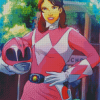 Kimberly Pink Power Rangers Diamond Paintings