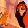 Lion King Scar With Simba Diamond Painting
