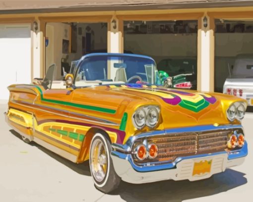 Lowrider Car Diamond Painting