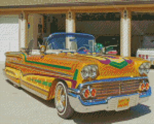 Lowrider Car Diamond Paintings