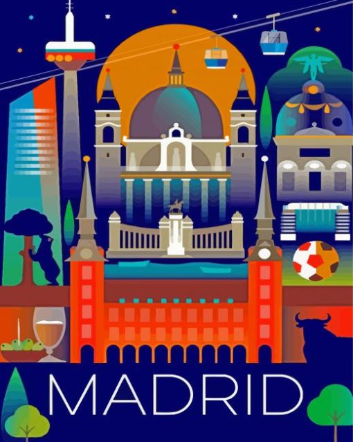 Madrid Spain Diamond Painting