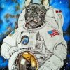 Nasa Astronaut Dog Diamond Painting