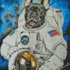 Nasa Astronaut Dog Diamond Paintings