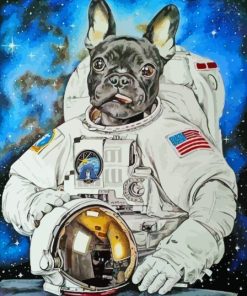 Nasa Astronaut Dog Diamond Painting