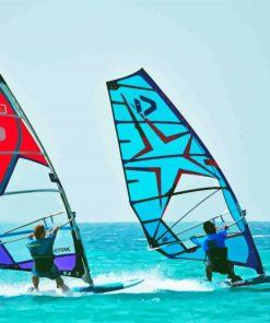 Ocean Windsurfing Diamond Painting