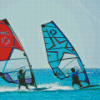 Ocean Windsurfing Diamond Paintings