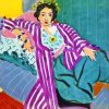 Odalisque In Purple Robe Matisse Art Diamond Painting